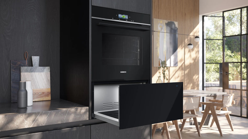 Siemens iQ700 Built-In Warming Drawer 60 x 29 cm Black – BI710D1B1-3
