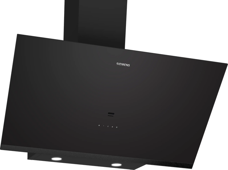 Siemens iQ500 Wall-Mounted Cooker Hood 90 cm (LC97KPJ61I) – Touchless Control, Black Glass-1