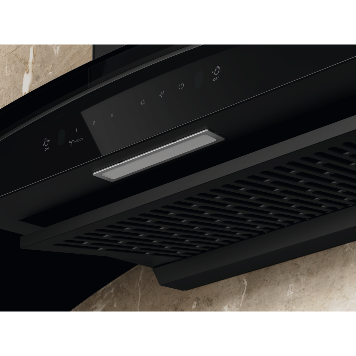 Electrolux ECC9841GB Built-in Cooker Hood with Glass & Black Finish-3