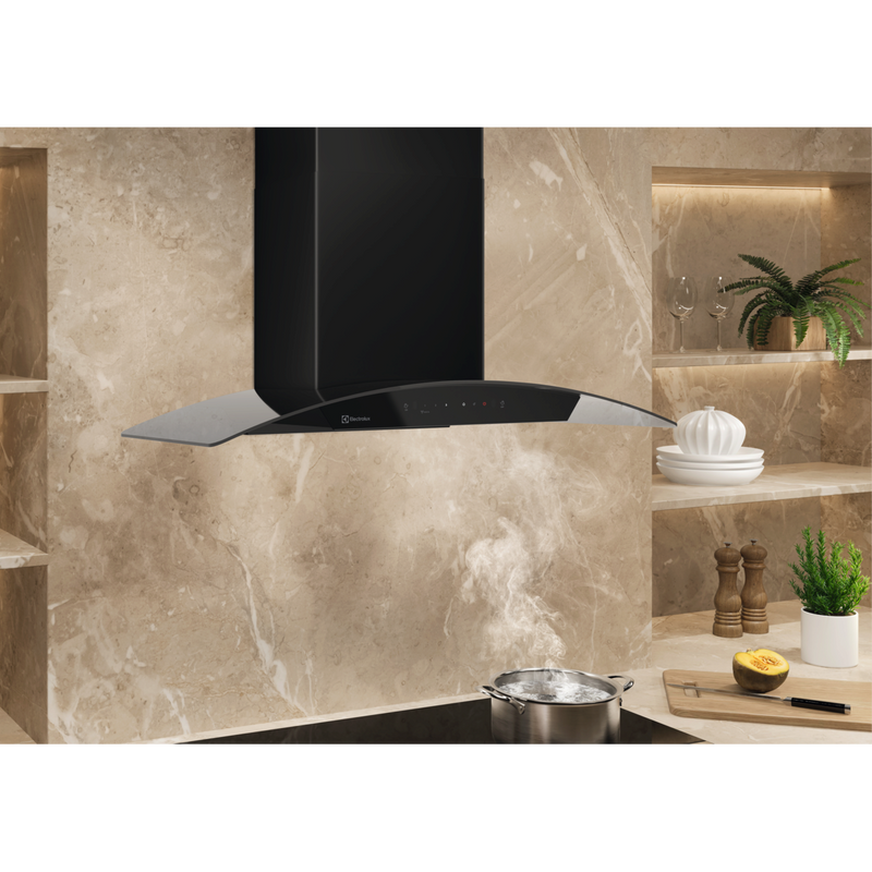 Electrolux ECC9841GB Built-in Cooker Hood with Glass & Black Finish-5