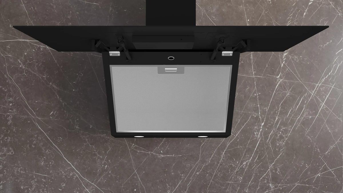 Siemens iQ500 Wall-Mounted Cooker Hood 90 cm (LC97KPJ61I) – Touchless Control, Black Glass-5