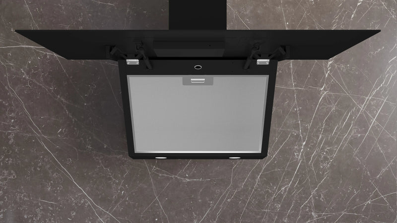 Siemens iQ500 Wall-Mounted Cooker Hood 90 cm (LC97KPJ61I) – Touchless Control, Black Glass-5
