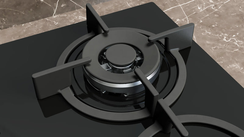 Siemens iQ500 Gas Hob 60 cm (EP6A6HI10I) – 4 Burners, stepFlame Technology, Black Tempered Glass-3