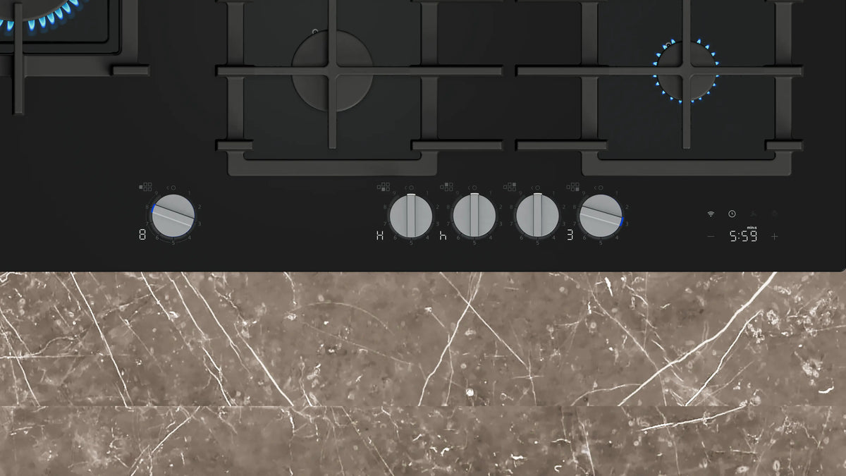 Siemens iQ700 Gas Hob 90 cm (ER9A6SH40) – 5 Burners, Dual Wok Burner, StepFlame Technology, Home Connect-2