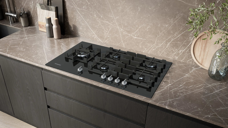 Siemens iQ700 Gas Hob 90 cm (ER9A6SH40) – 5 Burners, Dual Wok Burner, StepFlame Technology, Home Connect-5