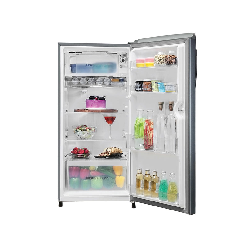 Haier 185L 1 Star Moon Silver Single Door Refrigerator | HRD-2061SMSA-N-4