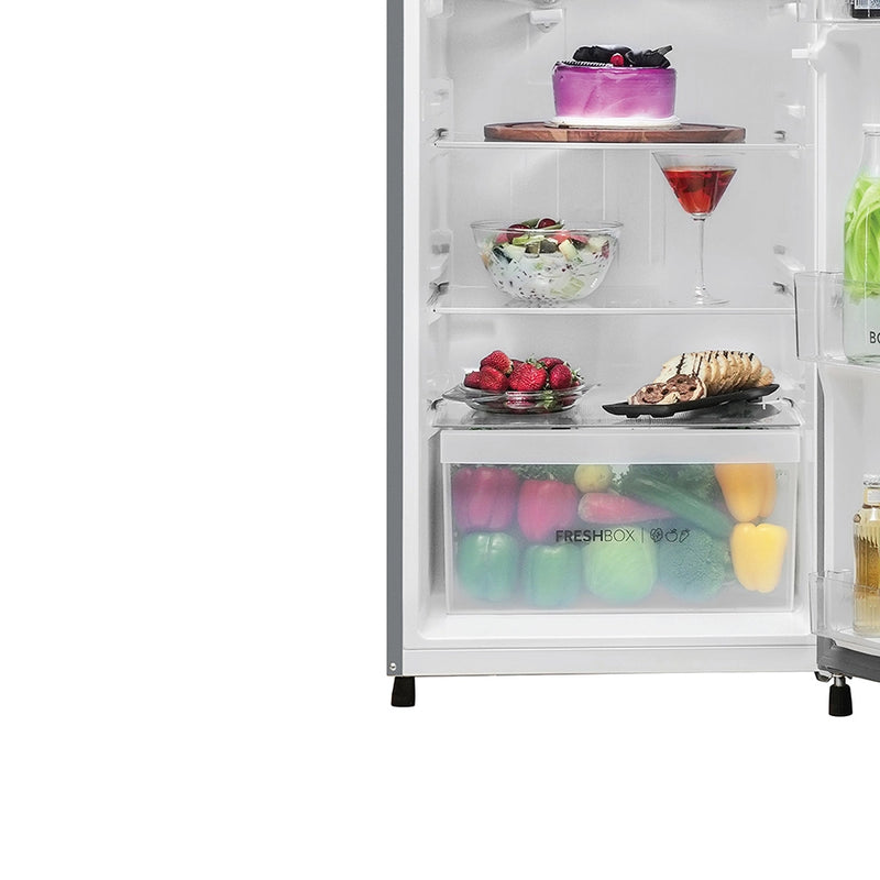 Haier 185L 1 Star Moon Silver Single Door Refrigerator | HRD-2061SMSA-N-7