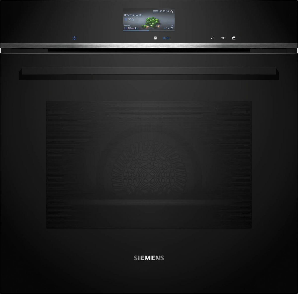 Siemens iQ700 Built-in Oven with Steam Function 60 x 60 cm Black – HS736G3B1I