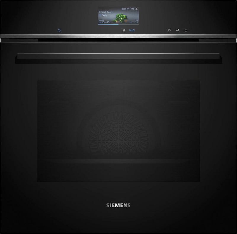 Siemens iQ700 Built-in Oven with Steam Function 60 x 60 cm Black – HS736G3B1I-1