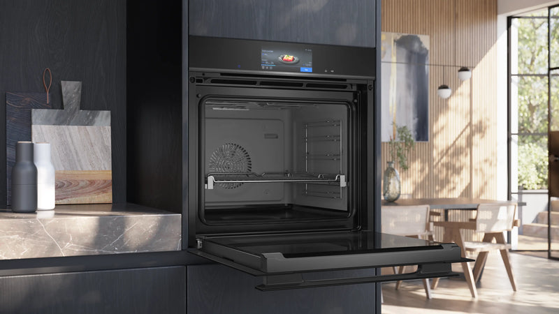 Siemens iQ700 Built-in Oven with Steam Function 60 x 60 cm Black – HS958GDD1-5