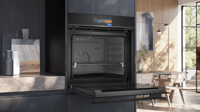 Siemens iQ700 Built-in Oven with Steam Function 60 x 60 cm Black – HS958GED1B-3