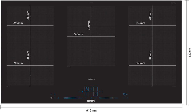Siemens iQ700 Induction Hob 90 cm (EX977NXV6E) – flexInduction, fryingSensor Plus, Home Connect, Dual Light Slider-2