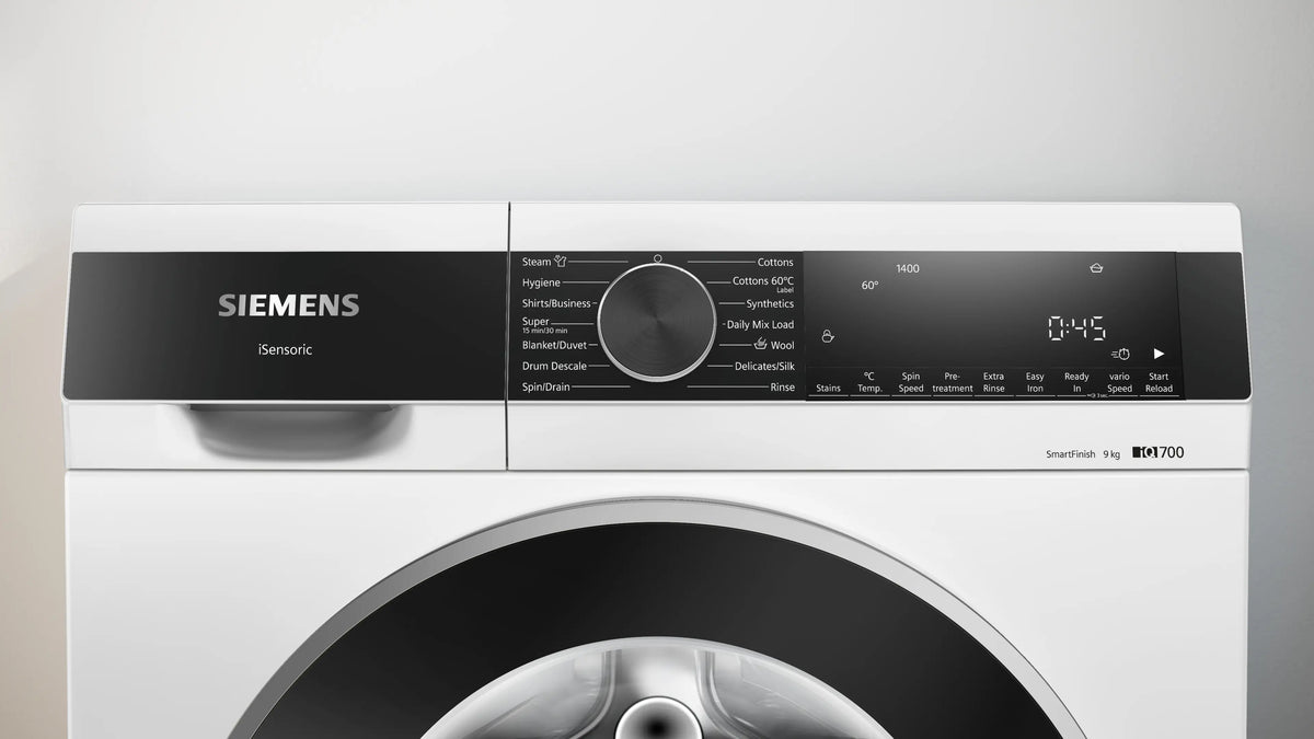 Siemens iQ500 9 Kg Front Load Washing Machine (WG44A2Z0IN) – 1400 RPM, iQdrive Motor, waterPerfect Plus, LED Display, White-2