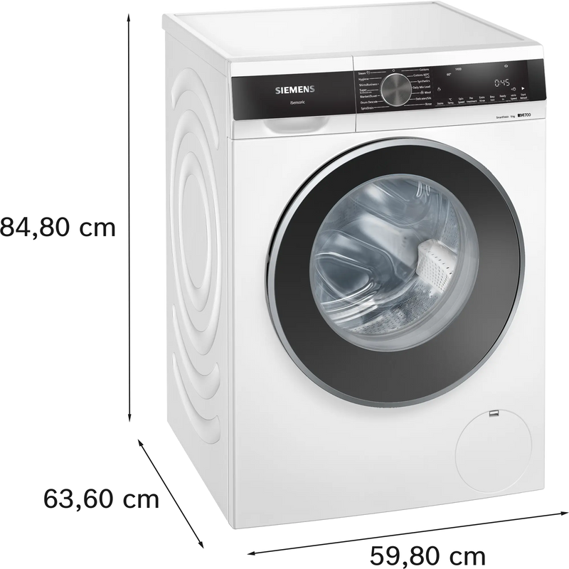 Siemens iQ500 9 Kg Front Load Washing Machine (WG44A2Z0IN) – 1400 RPM, iQdrive Motor, waterPerfect Plus, LED Display, White-9