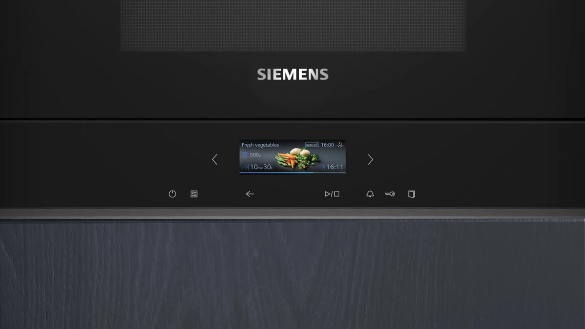 Siemens iQ700 Built-in Microwave with Grill Black – BE732L1B1I-2