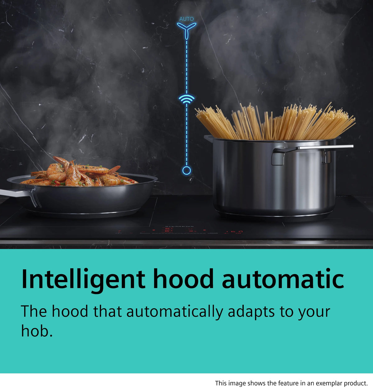 Siemens iQ300 Wall-Mounted Cooker Hood 60 cm (LC67KFN60) – iQdrive Motor, Home Connect, Black Glass-7