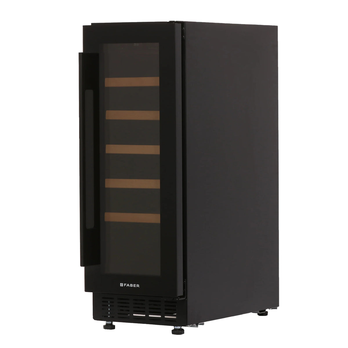 Faber FWC JCF-58 Wine Cooler – 20 Bottle Capacity, Single Zone Cooling, Touch LED Display, Wooden Shelves, Built-in / Freestanding-3
