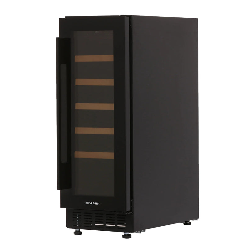 Faber FWC JCF-58 Wine Cooler – 20 Bottle Capacity, Single Zone Cooling, Touch LED Display, Wooden Shelves, Built-in / Freestanding-3