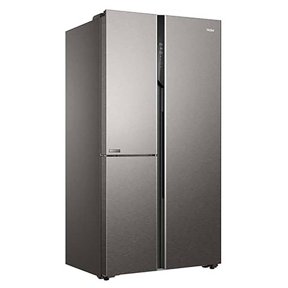 Haier 598L 3 Star Inox Steel 3 Door Smart Convertible Side-by-Side Refrigerator | HRT-683ISU1-4