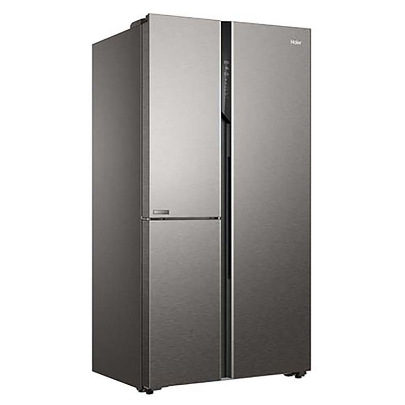Haier 598L 3 Star Inox Steel 3 Door Smart Convertible Side-by-Side Refrigerator | HRT-683ISU1-4