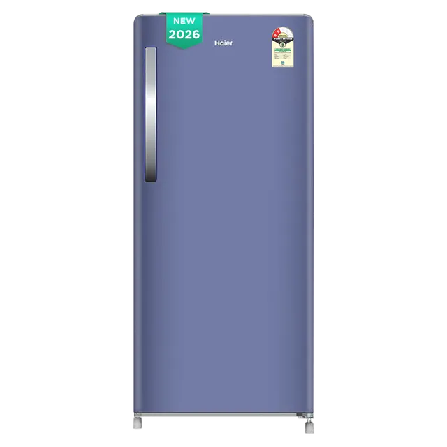 HRD-2112BRBA-N HAIER 190L 2 STAR DIRECT COOL SINGLE DOOR REFRIGERATOR – RADISH BLUE-1