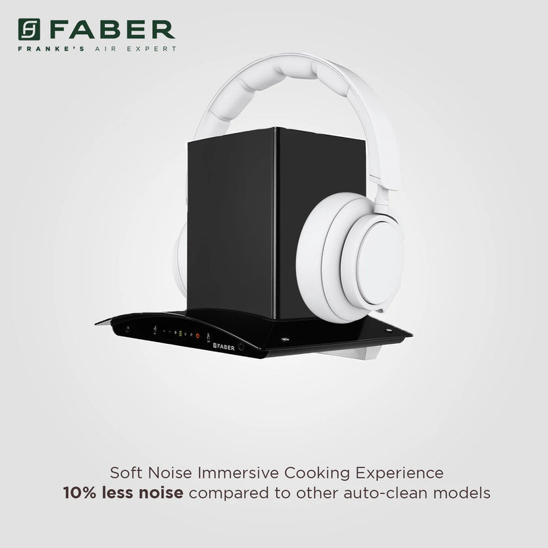 Faber Mystic BLDC FL HC BK  Wall-Mounted Chimney – 1500 m³/hr Suction, Heat Auto-Clean, Touch & Gesture Control-13