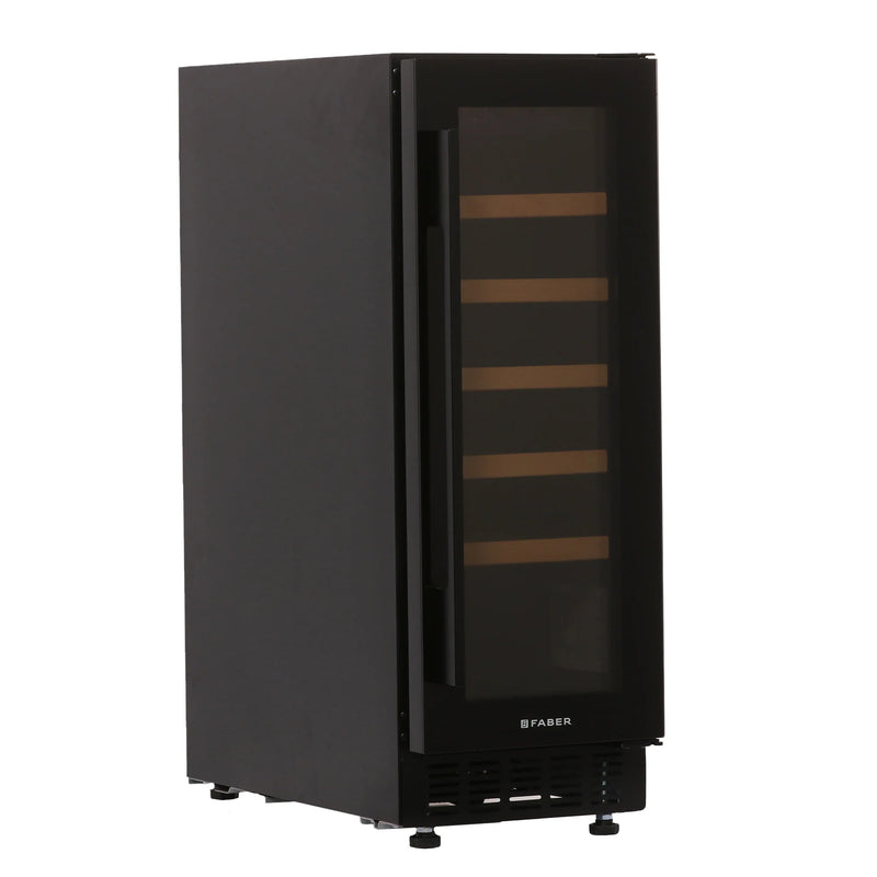 Faber FWC JCF-58 Wine Cooler – 20 Bottle Capacity, Single Zone Cooling, Touch LED Display, Wooden Shelves, Built-in / Freestanding-5