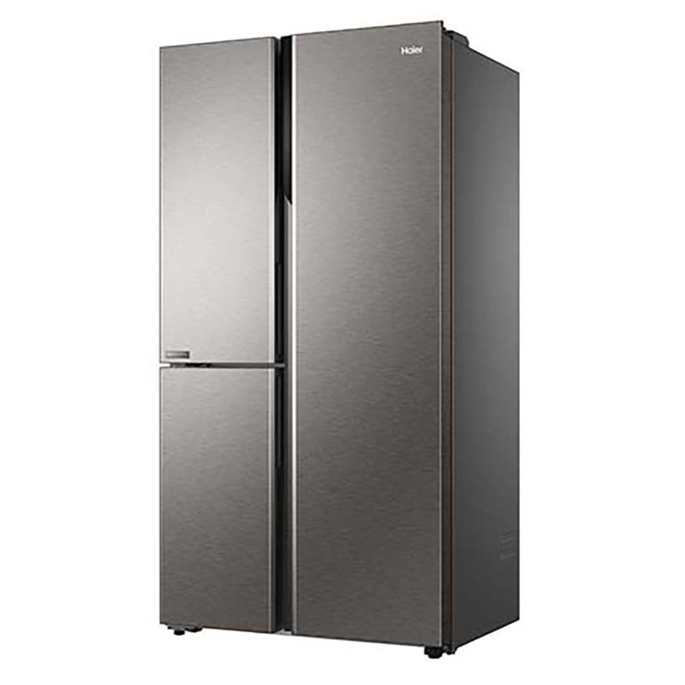Haier 598L 3 Star Inox Steel 3 Door Smart Convertible Side-by-Side Refrigerator | HRT-683ISU1-5