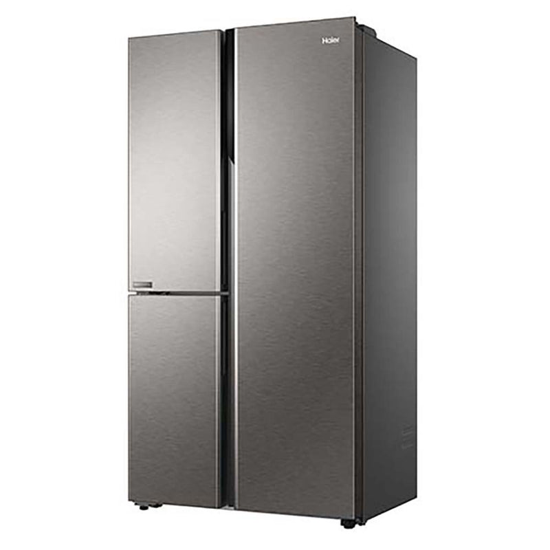 Haier 598L 3 Star Inox Steel 3 Door Smart Convertible Side-by-Side Refrigerator | HRT-683ISU1-5