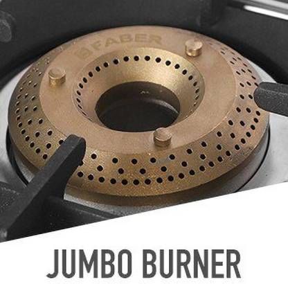 Faber Cooktop Remo 4BB BK – 4 Burner Manual Gas Cooktop with Brass Burners & Jumbo Burner | MS Powder Coated Finish-8