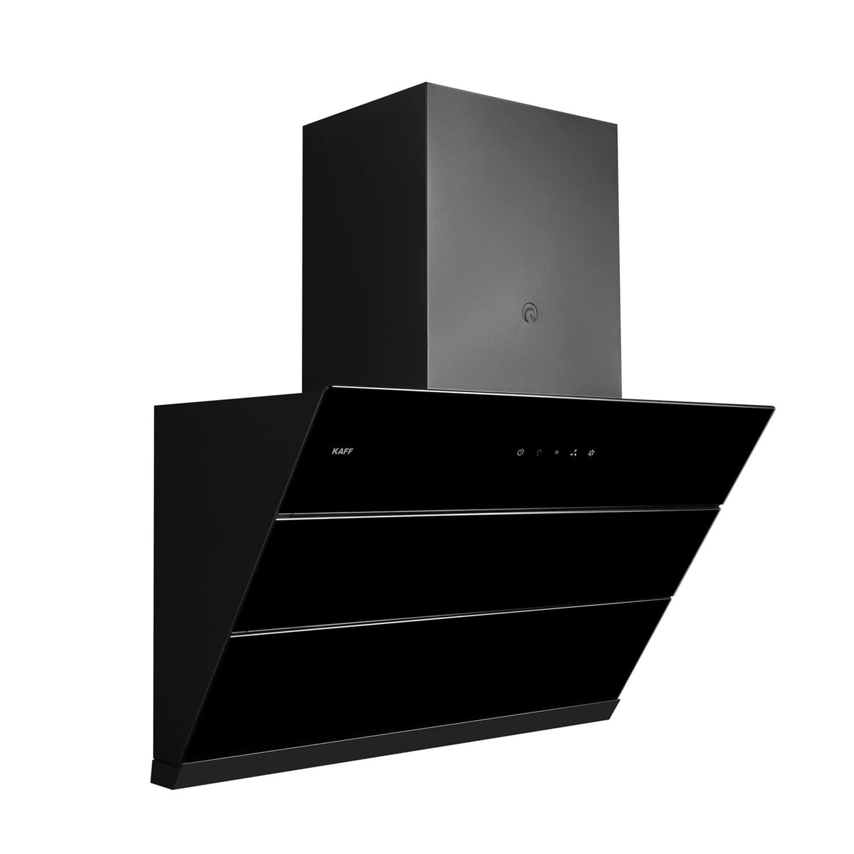 KAFF Nobelo LX DHC 60/75 cm Filterless Auto Clean Chimney with Gesture Control (Black Glass)-2