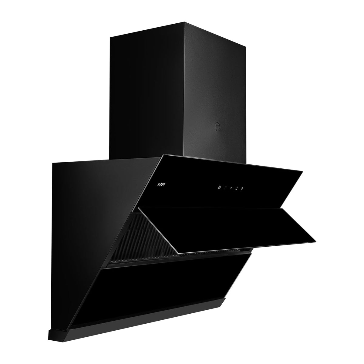 KAFF Nobelo LX DHC 60/75 cm Filterless Auto Clean Chimney with Gesture Control (Black Glass)-1