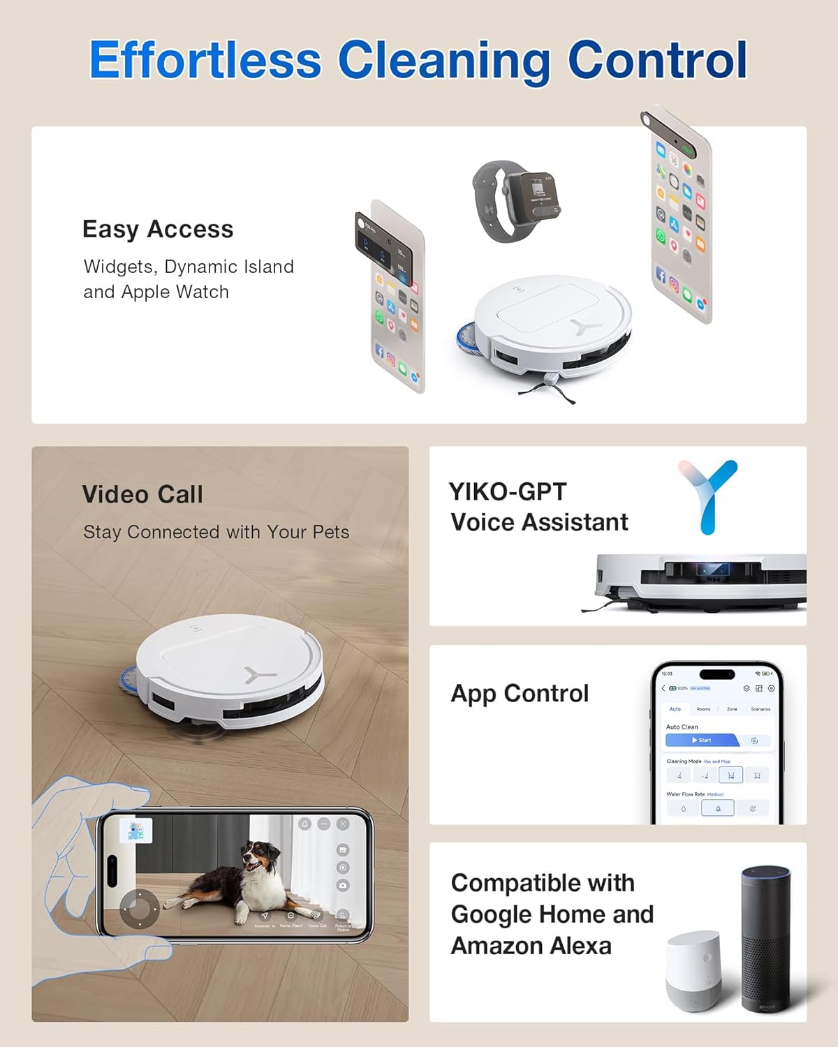 ECOVACS DEEBOT T50 Pro Omni 2-in-1 Robot Vacuum Cleaner & Mop (2025 New Launch, 15000Pa Suction, Ultra-Slim 8.1cm, AIVI 3.0, OZMO Turbo 2.0, OMNI Station, 300+ Min Runtime, App & Voice Control)-8