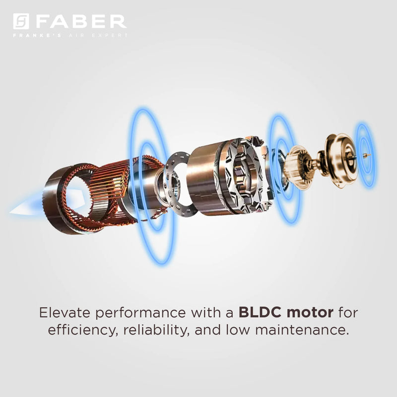 Faber Comet BLDC FL HC BK  Wall-Mounted Chimney – 1500 m³/hr Suction, BLDC Motor, Auto-Clean & Gesture Control-9