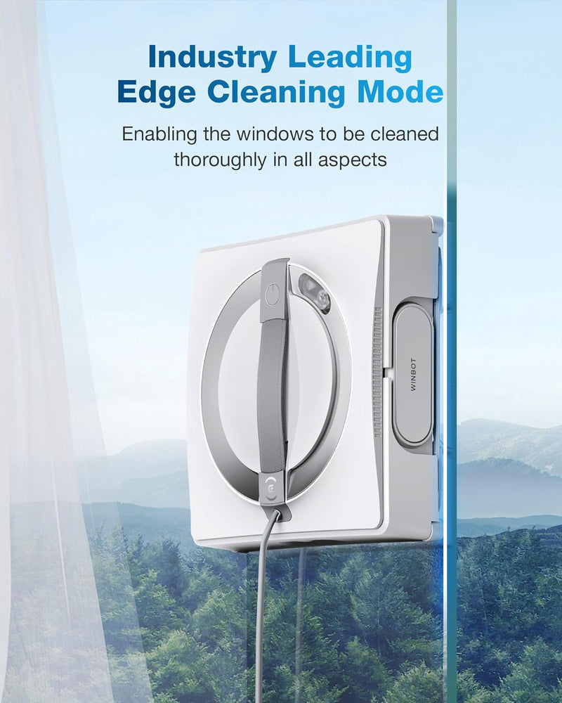 ECOVACS WINBOT W2 Pro Omni Robotic Window Cleaner with Portable OMNI Station (5500Pa Suction, 110 Min Runtime, WIN-SLAM 4.0, Wide-Angle Spray, 12-Stage Safety System)-9