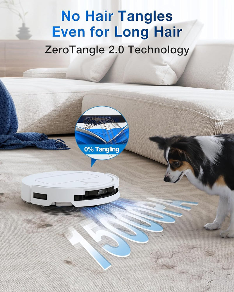 ECOVACS DEEBOT T50 Pro Omni 2-in-1 Robot Vacuum Cleaner & Mop (2025 New Launch, 15000Pa Suction, Ultra-Slim 8.1cm, AIVI 3.0, OZMO Turbo 2.0, OMNI Station, 300+ Min Runtime, App & Voice Control)-9