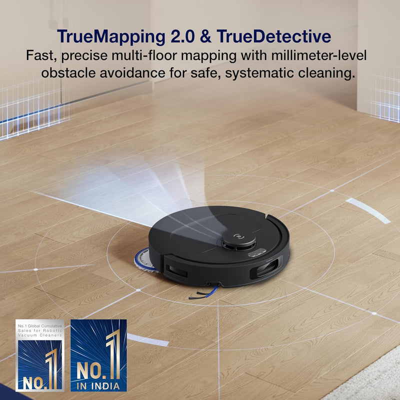 ECOVACS DEEBOT N50 Pro Omni 2-in-1 Robot Vacuum Cleaner & Mop (25000Pa Suction, OMNI Auto-Empty Station, ZeroTangle 3.0, OZMO Turbo 2.0, TrueMapping 2.0, 300 Min Runtime, App Control)-6