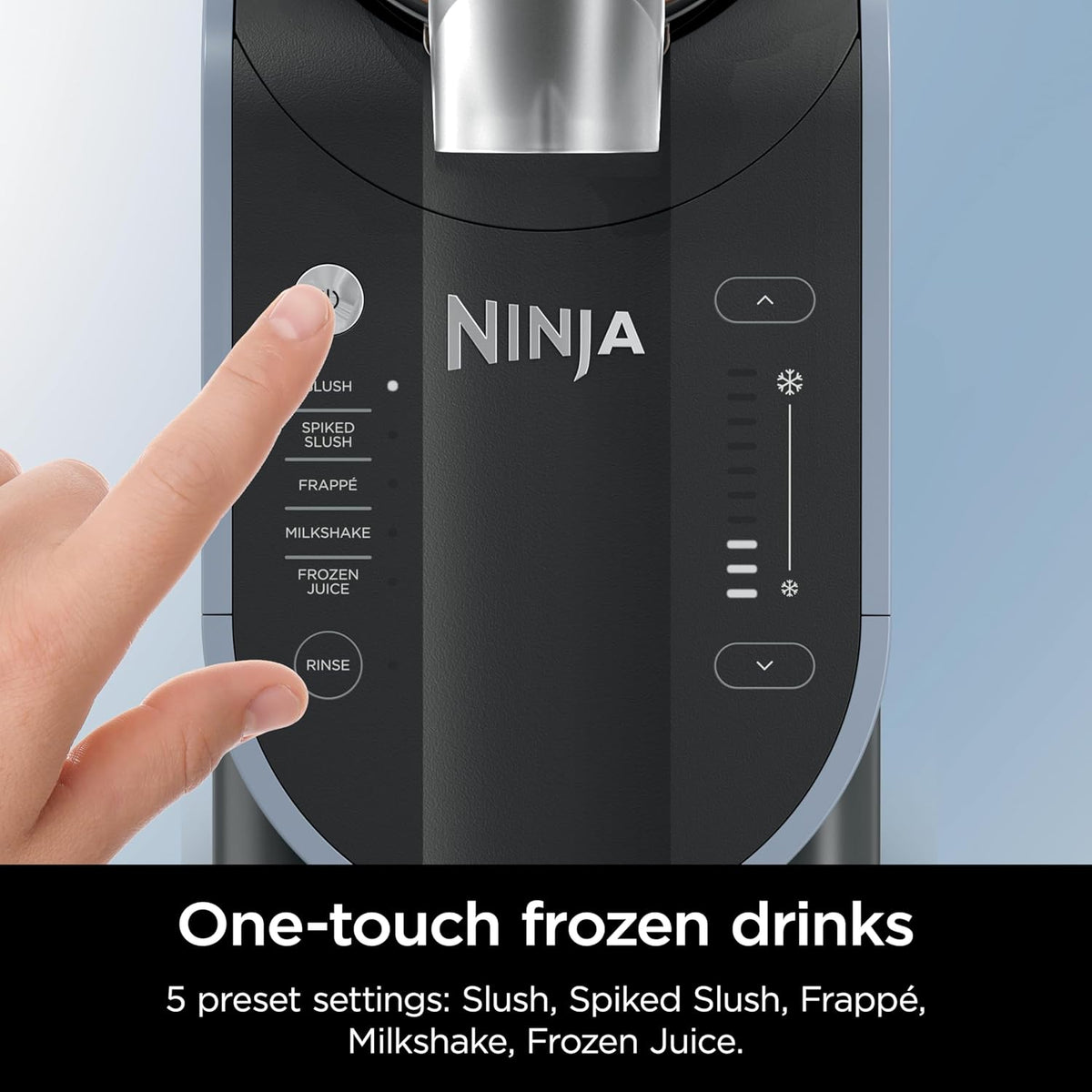 Ninja SLUSHi™ FS301EU Professional Frozen Drink Maker – 2.6L Slushie Machine with RapidChill Technology & 6 Presets (Arctic Blue & Grey)-6