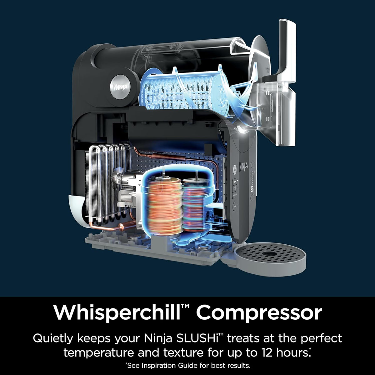 Ninja SLUSHi™ FS301EU Professional Frozen Drink Maker – 2.6L Slushie Machine with RapidChill Technology & 6 Presets (Arctic Blue & Grey)-8