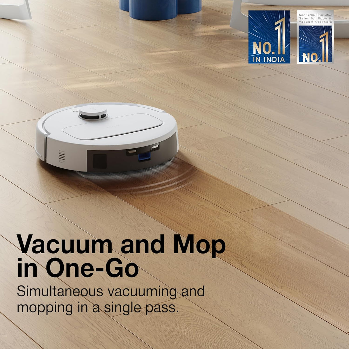 ECOVACS DEEBOT N30 Plus Robot Vacuum Cleaner & Mop with Auto-Empty Station – 10000Pa Suction, 300 Min Runtime, TrueMapping, ZeroTangle 2.0, App Control-8