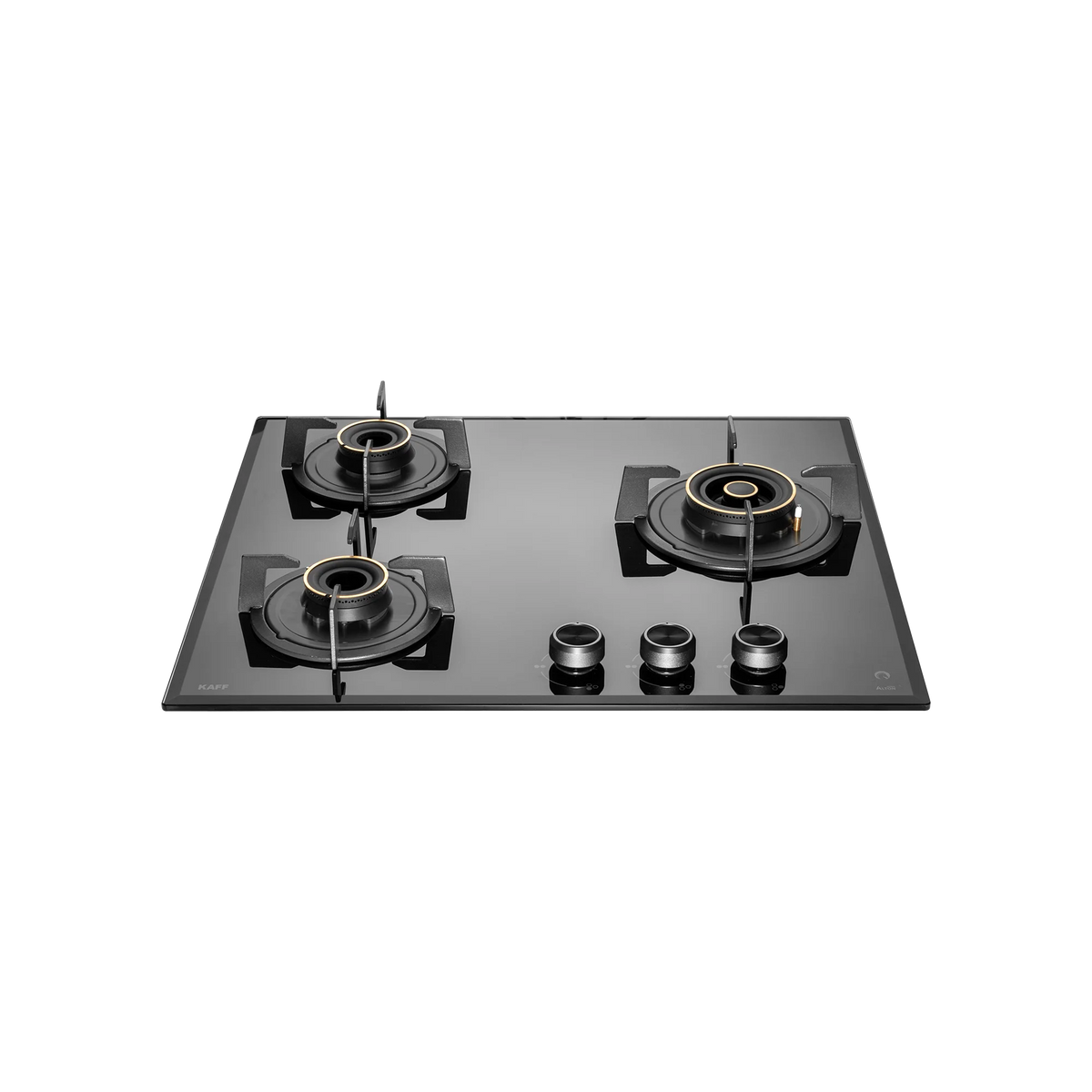 KAFF ALNF 603 – Built-in Hob, 3 High Efficiency Heavy Duty Brass Burners with Full FFD, Auto Electric Ignition, 60 cm-3