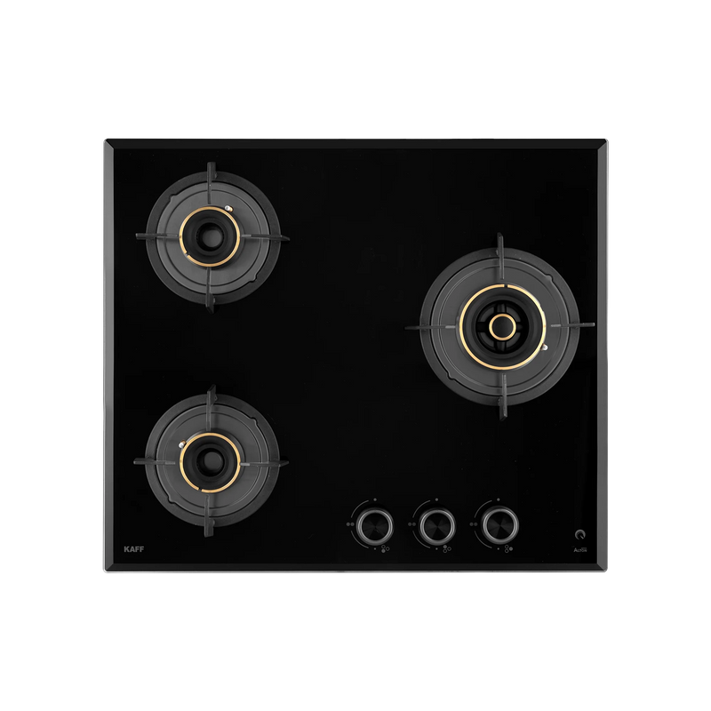 KAFF ALNF 603 – Built-in Hob, 3 High Efficiency Heavy Duty Brass Burners with Full FFD, Auto Electric Ignition, 60 cm-4