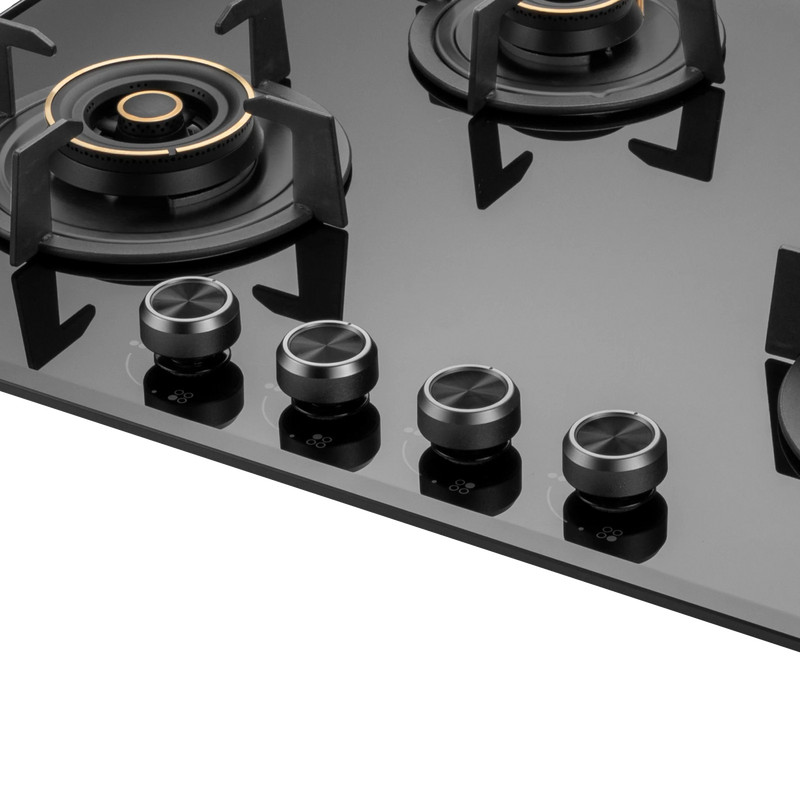 KAFF ALNF 784 – 78 cm Built-In Hob with 4 Heavy Duty Brass Burners, Full Flame Failure Device, 8mm Tempered Glass & Auto Electric Ignition-5