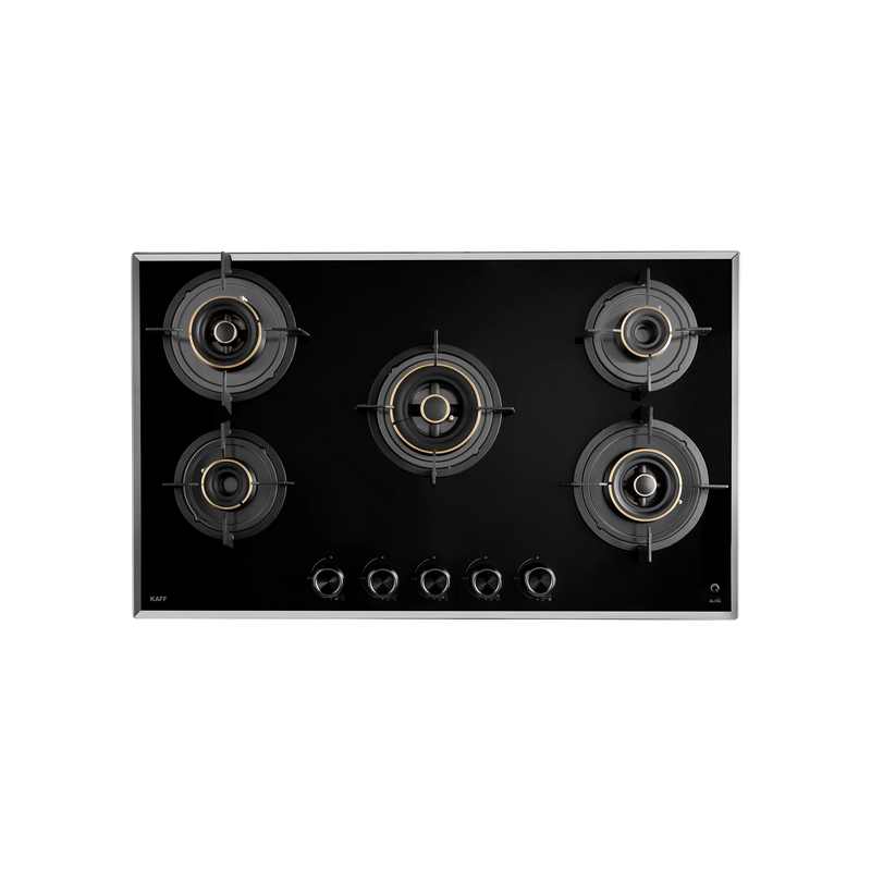 KAFF ALNF 865 – 86 cm Built-In Hob with 5 Heavy Duty Brass Burners, Full Flame Failure Device, 8mm Tempered Glass with Beveled Edges & Auto Electric Ignition-4