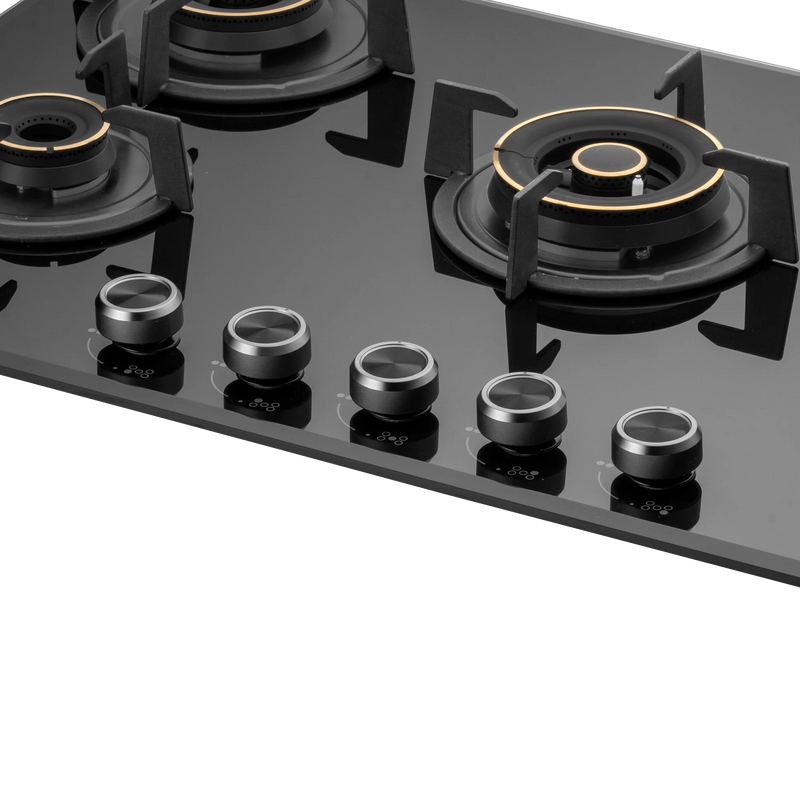 KAFF ALNF 865 – 86 cm Built-In Hob with 5 Heavy Duty Brass Burners, Full Flame Failure Device, 8mm Tempered Glass with Beveled Edges & Auto Electric Ignition-5