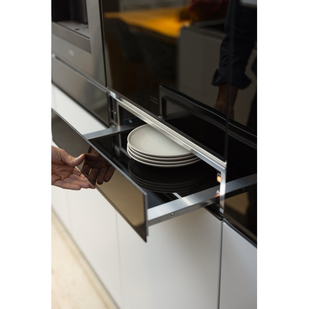 Franke Mythos FMY 14 DRW BK Built-in Warming Drawer (40–75°C, 25kg Load, Push-Push Opening, 16L, Black Glass)-5