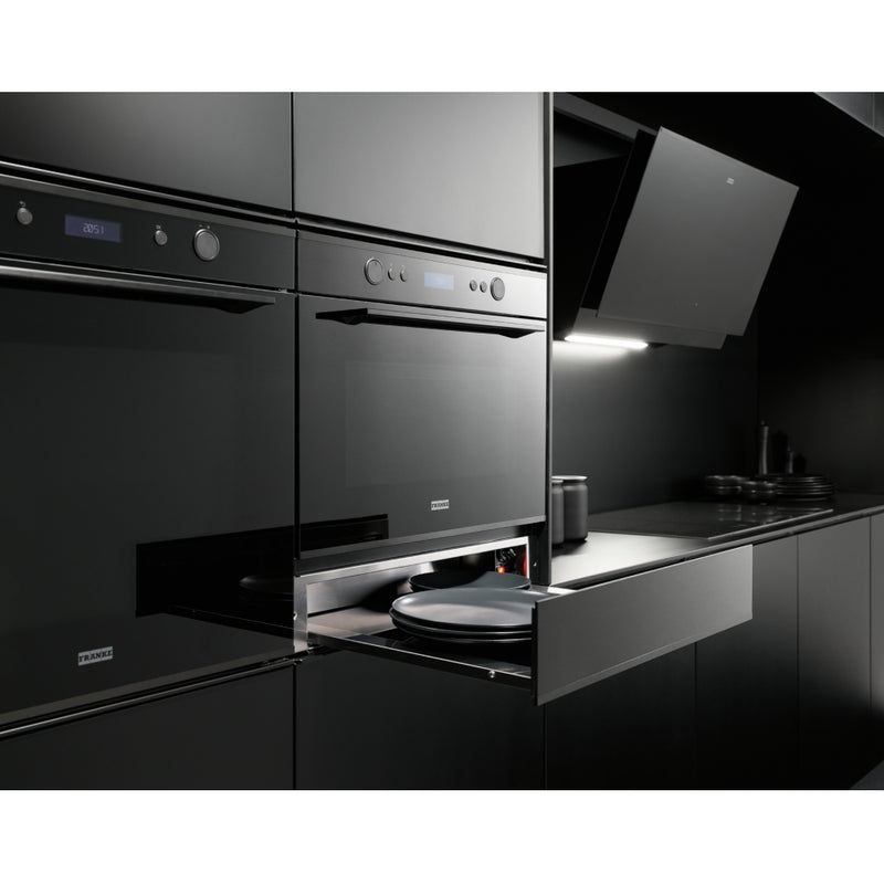 Franke Mythos FMY 14 DRW BK Built-in Warming Drawer (40–75°C, 25kg Load, Push-Push Opening, 16L, Black Glass)-7