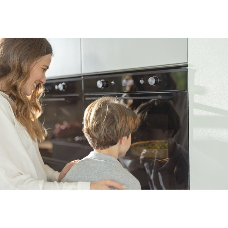 Franke Mythos FMY 98 P BK Built-in Pyrolytic Oven (73L, Black Glass, A+ Energy, 10 Functions, LCD Display, Self-Cleaning, Soft Close Door)-5