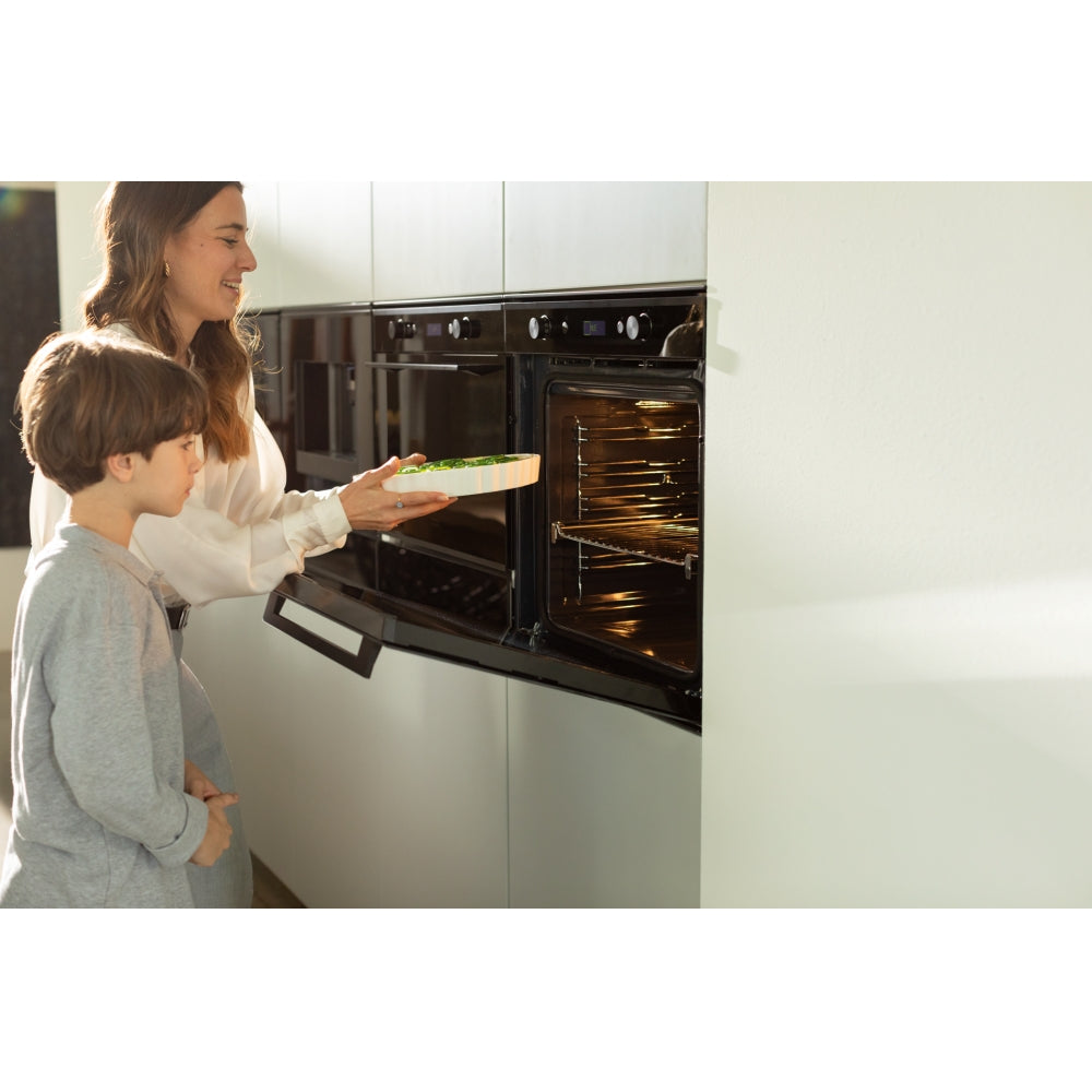 Franke Mythos FMY 98 P BK Built-in Pyrolytic Oven (73L, Black Glass, A+ Energy, 10 Functions, LCD Display, Self-Cleaning, Soft Close Door)-7