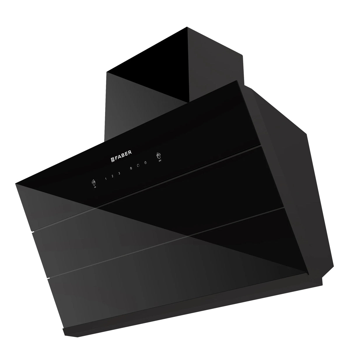Faber Aries FL HC SC BK IN Wall-Mounted Chimney – 1200 m³/hr Suction, Filterless Auto-Clean & Touch/Gesture Control-3